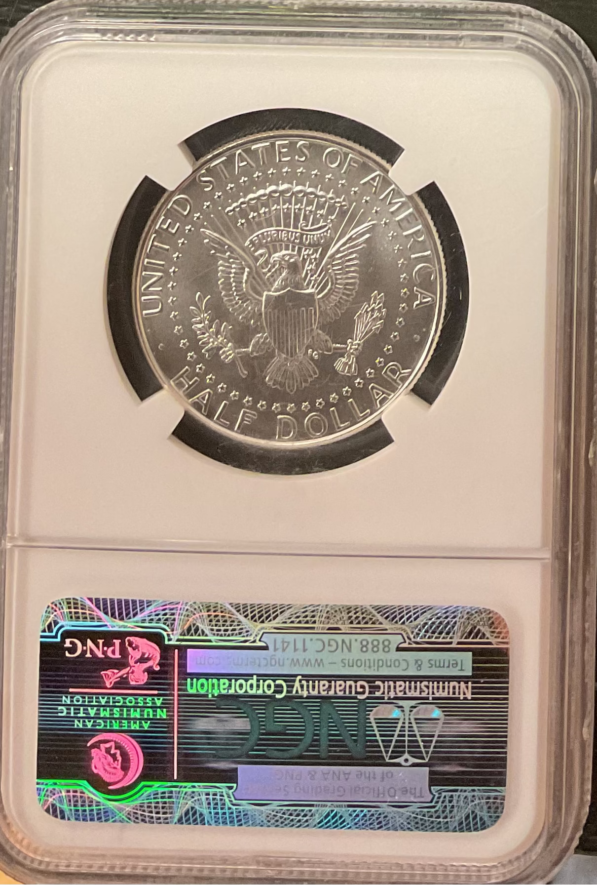 2014-D Kennedy Silver Half Dollar., 50th Anniversary, NGC SP69., Store #HR1946
