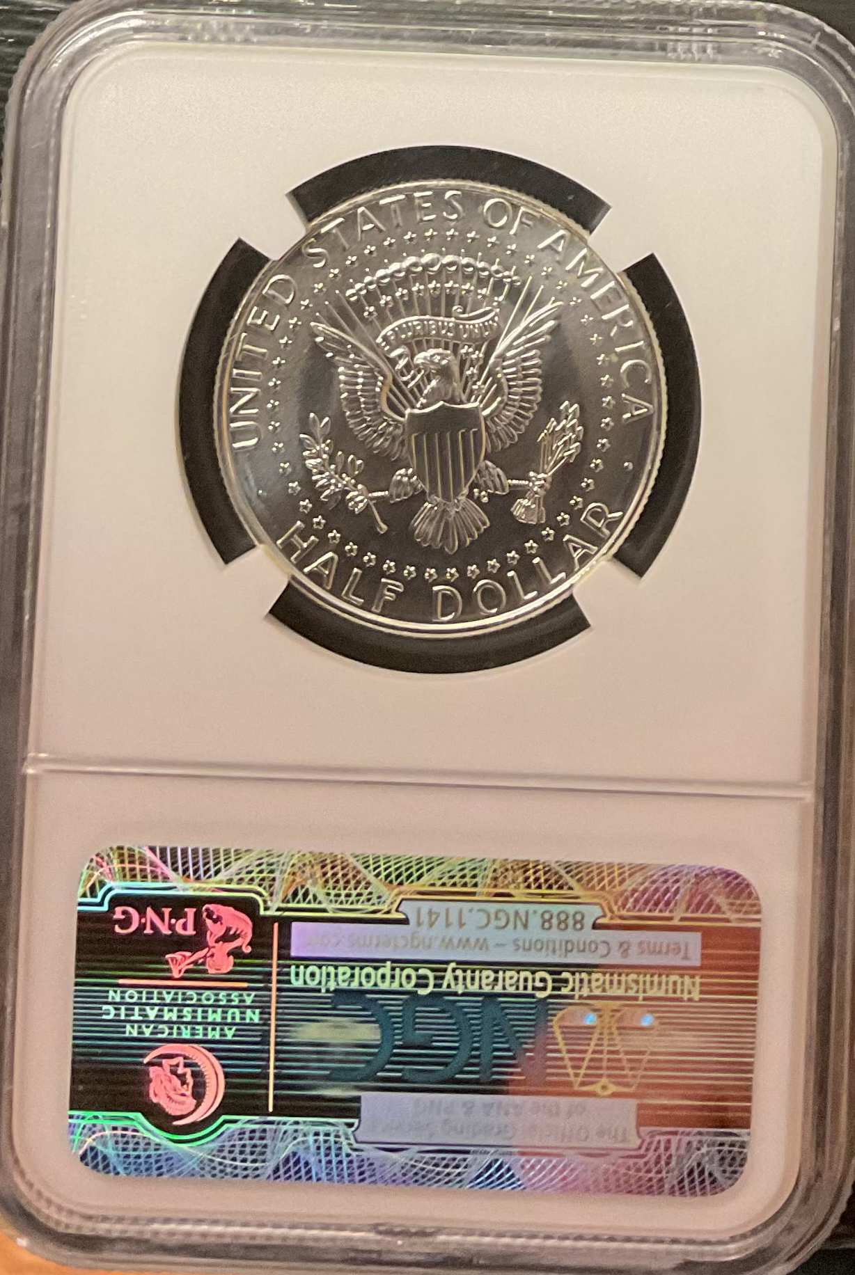 2014-D Kennedy Silver Half Dollar, 50th Anniversary, NGC SP-70., Store #HR1942