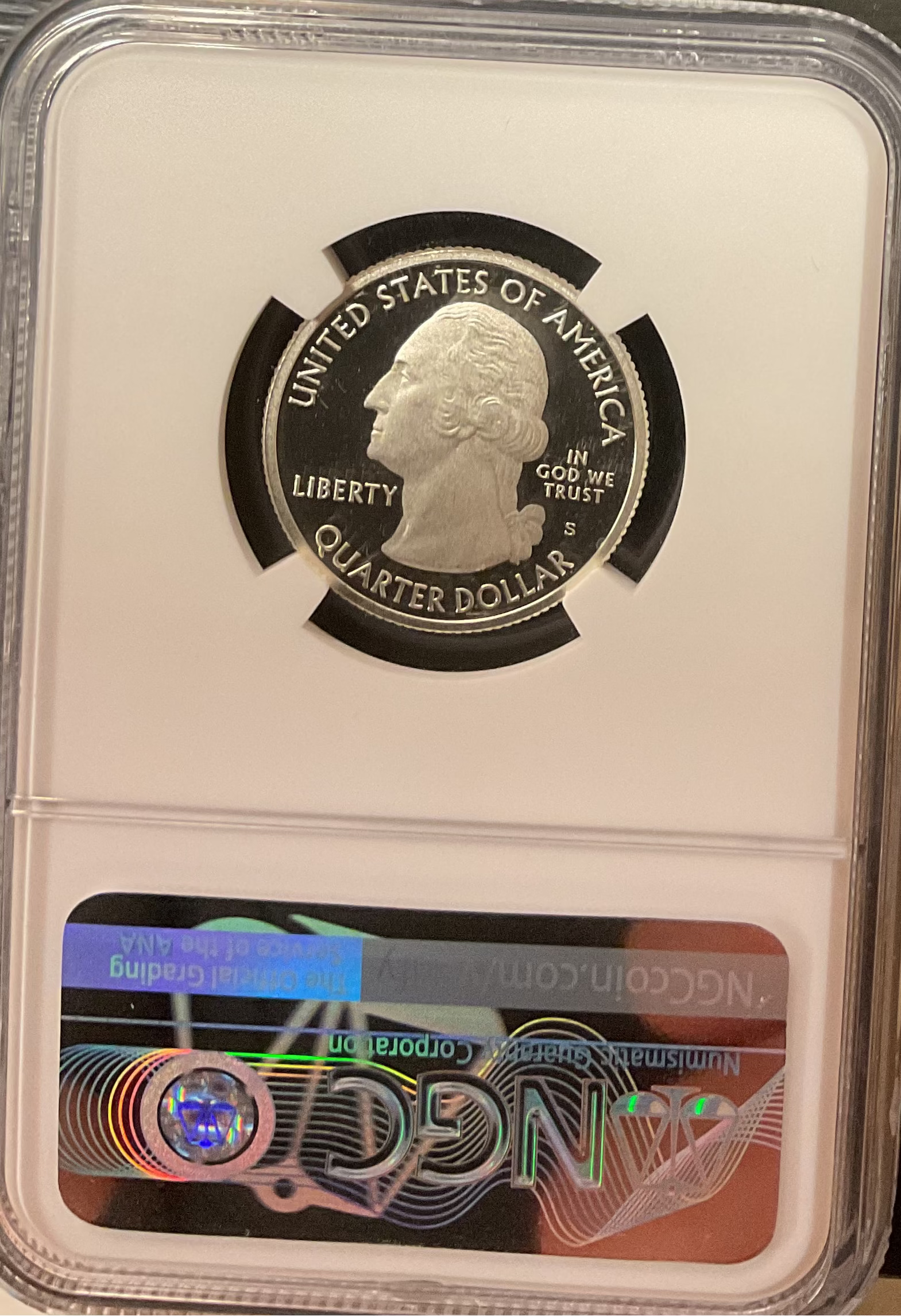 2016-S National Park Silver Proof Quarter, NGC Certified, Store Sale #GQR071