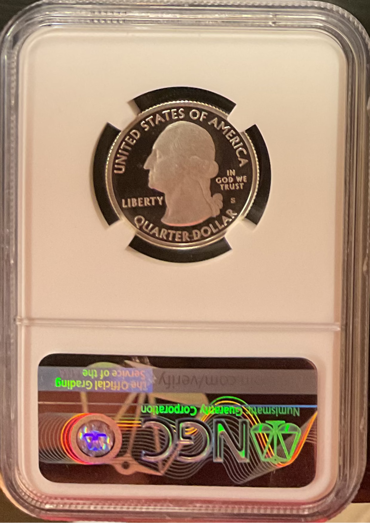 2016-S National Park Silver Proof Quarter, NGC Certified, Store Sale #GQR075