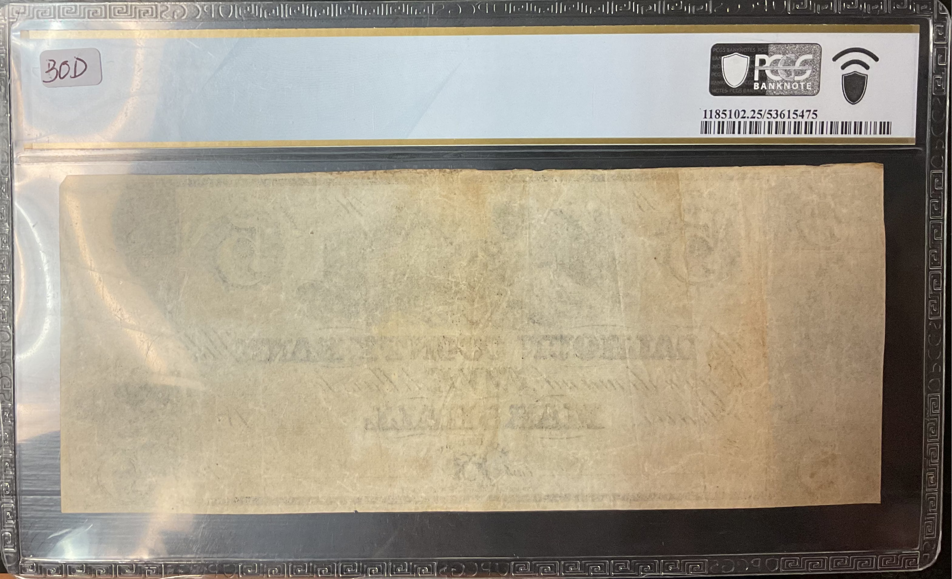 18__ $5 Remainder-Marshall, MI, Haxby #MI-255-G8, PCGS VF-25, STORE #GMI181