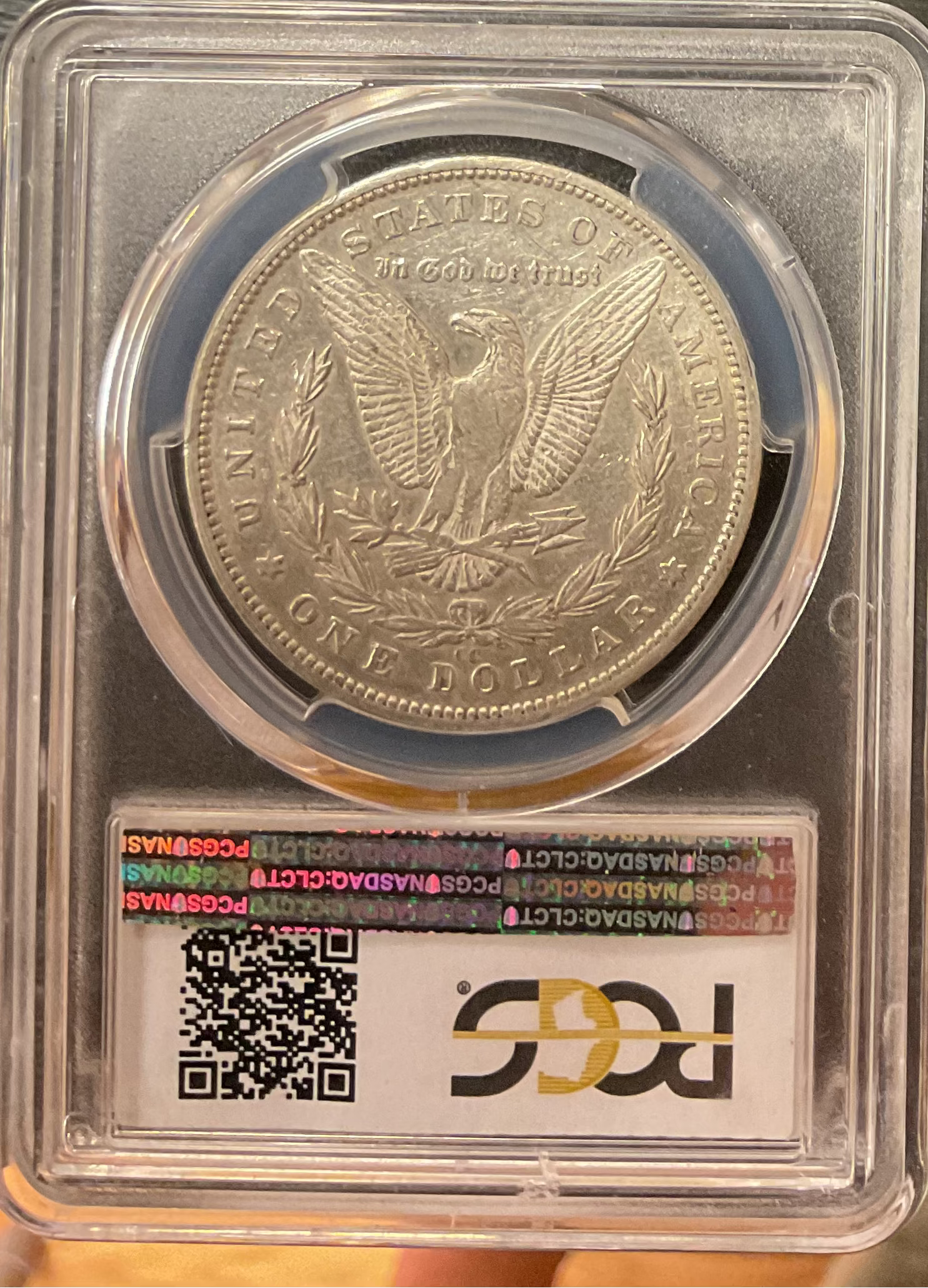 1893-CC Morgan Silver Dollar, PCGS AU-50, Store #DR0698