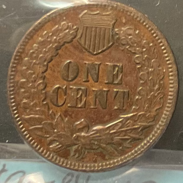 1870 Indian Head Cent, Pickaxe, Bold Strike, About Uncirculated Coin, Store #CT1471 (88004)