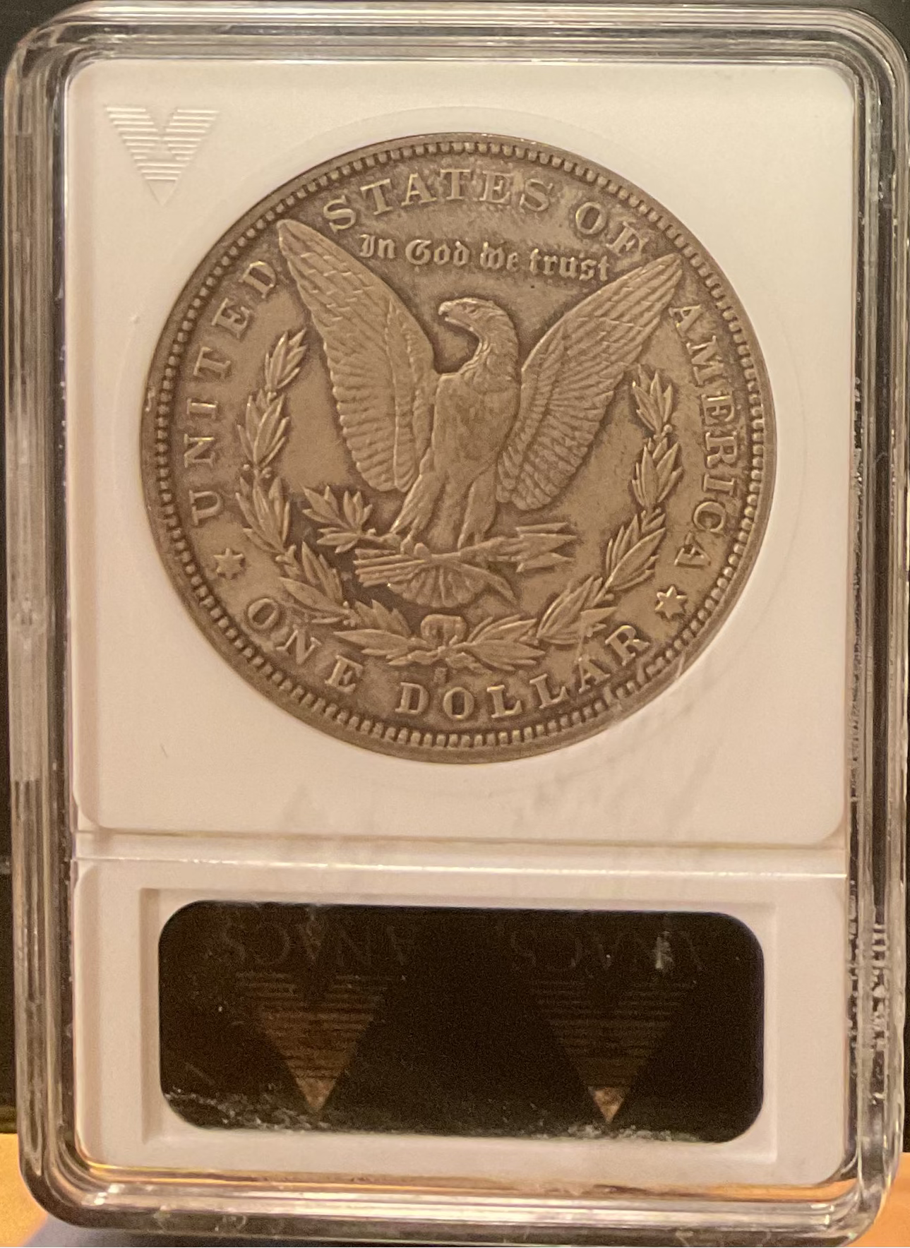 1888-S Morgan Silver Dollar, ANACS (soap box holder) MS 61. Store #DR0573.