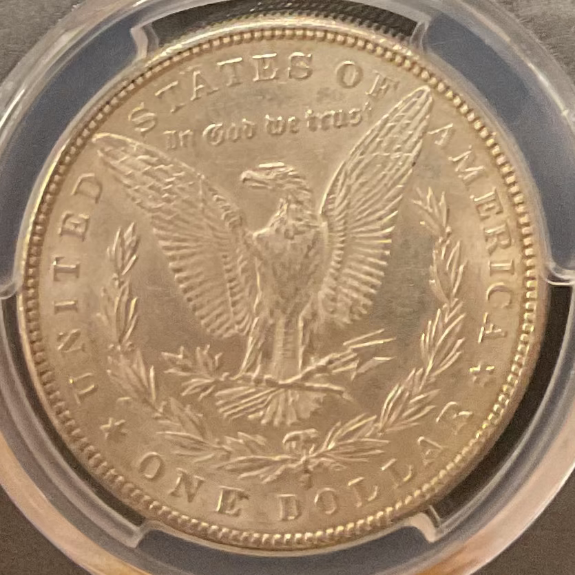 1888-S Morgan Silver Dollar., 'Affordable Grade'., PCGS AU-58., Store #DR1578