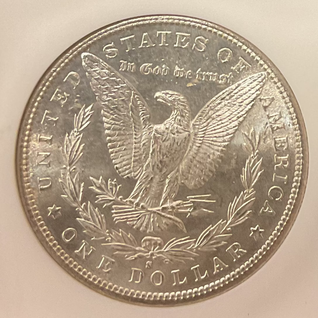 1881-S Morgan Silver Dollar, NGC Graded MS 64 UNC.  Store #DR1579