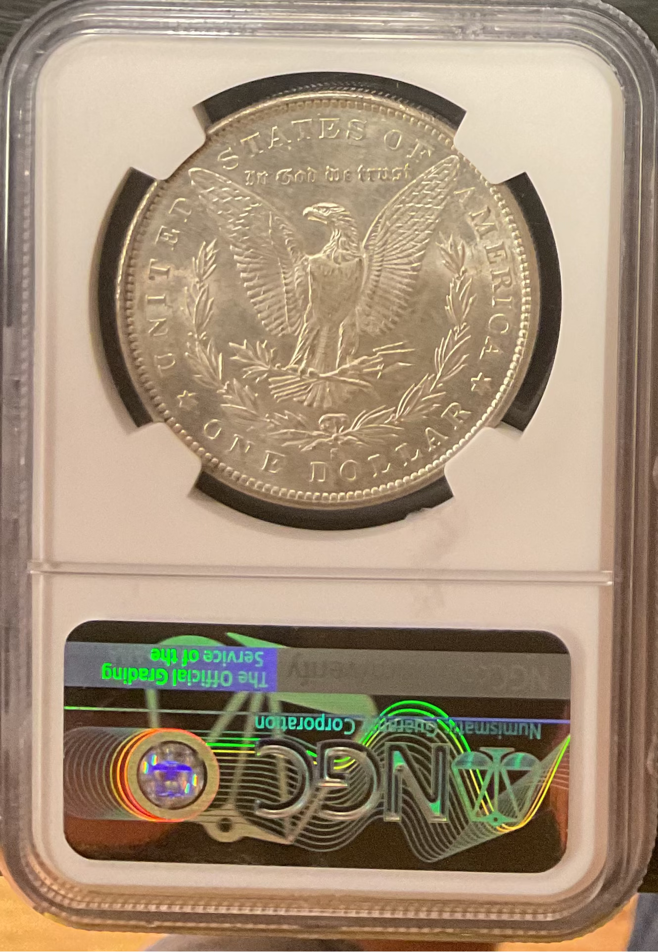 1891-S Morgan Silver Dollar, Nice White Coin. NGC MS-61. #DR0598.