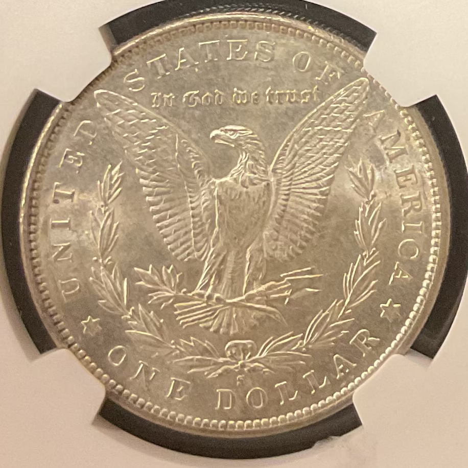 1891-S Morgan Silver Dollar, Nice White Coin. NGC MS-61. #DR0598.