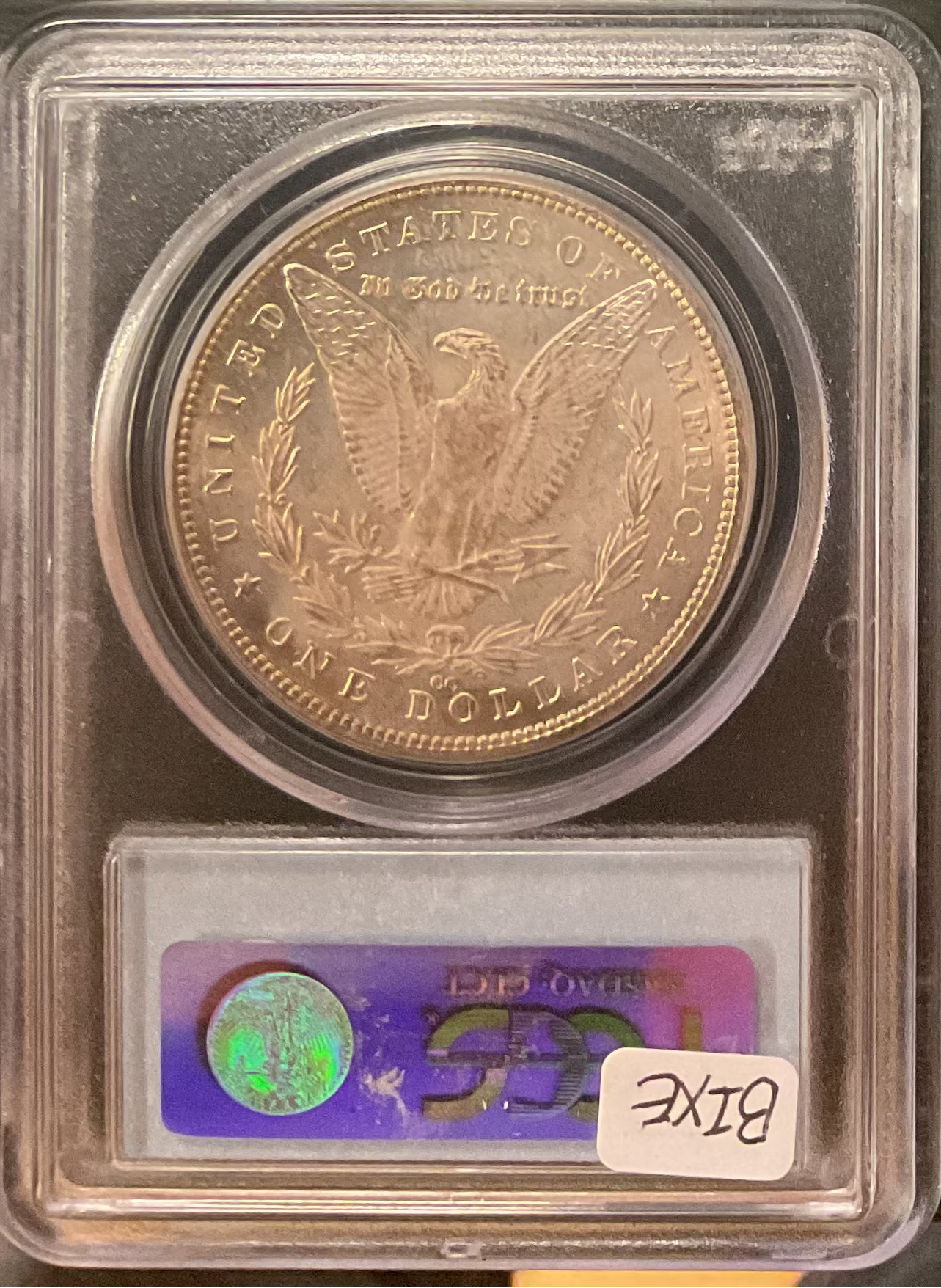 1890-CC Morgan Silver Dollar., PCGS Certified MS-63., Store #GM003