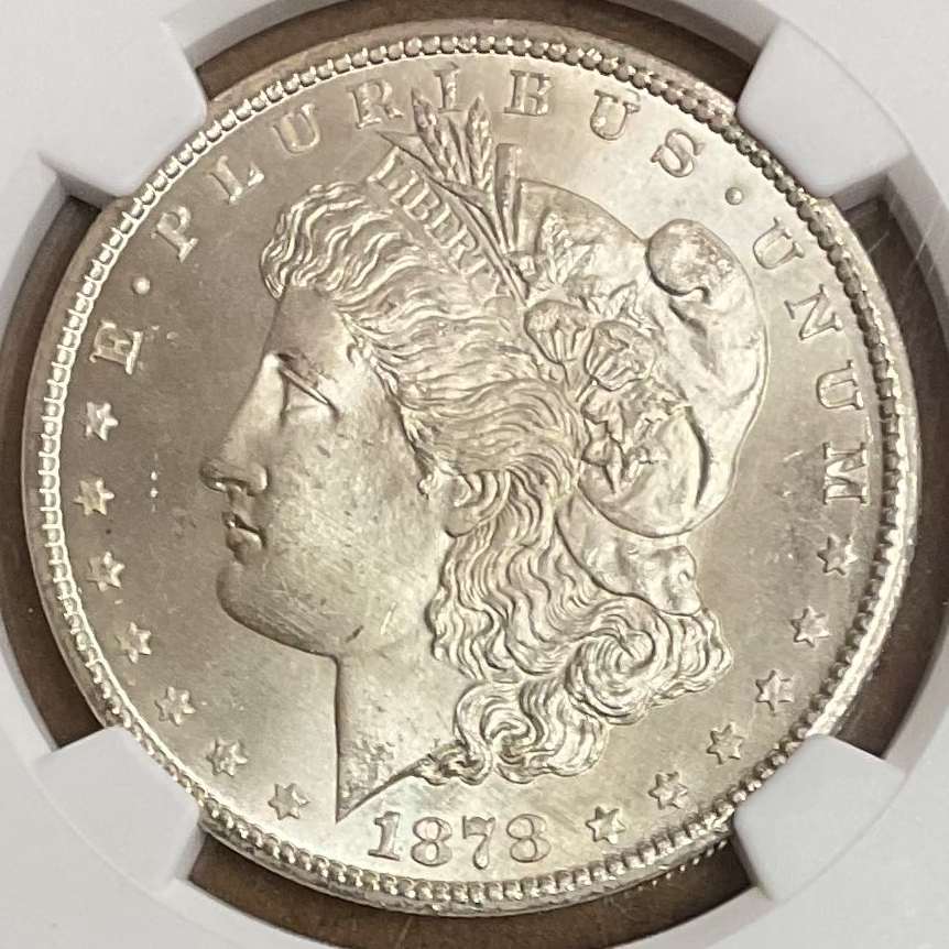 1878-CC Morgan Silver Dollar, NGC MS65, Uncirculated, Store#DR0560