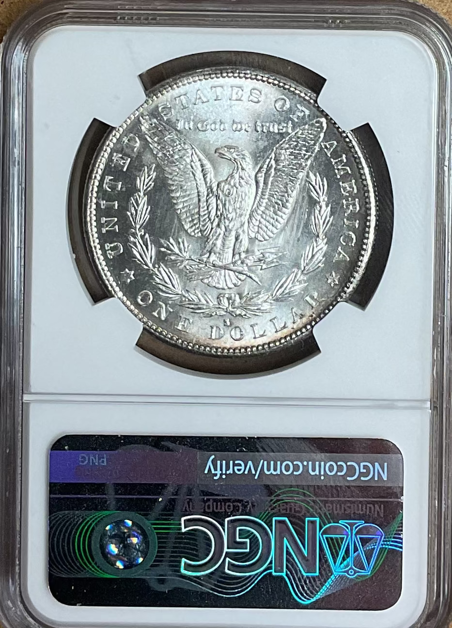 1882-S Morgan Silver Dollar, NGC MS67, Uncirculated, Store#DR0565