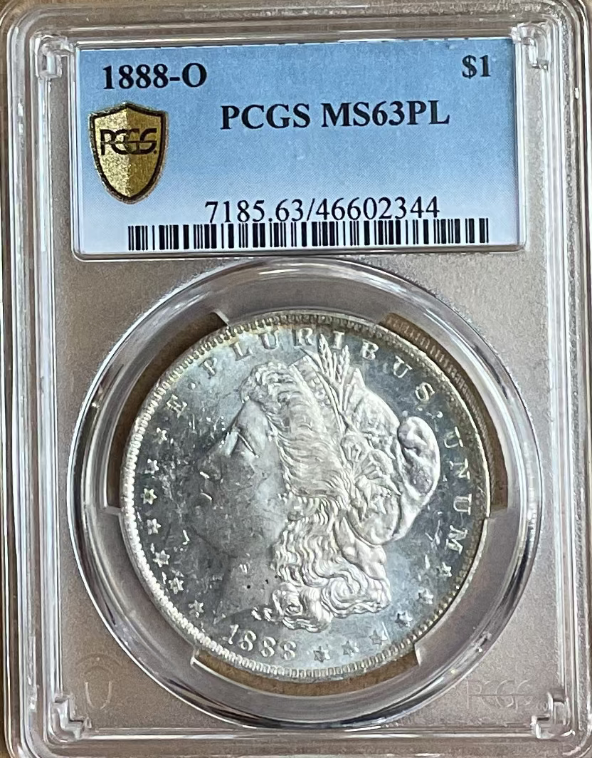 1888-O Morgan Silver Dollar, NGC MS63, Proof Like, Uncirculated, Store#DR0568