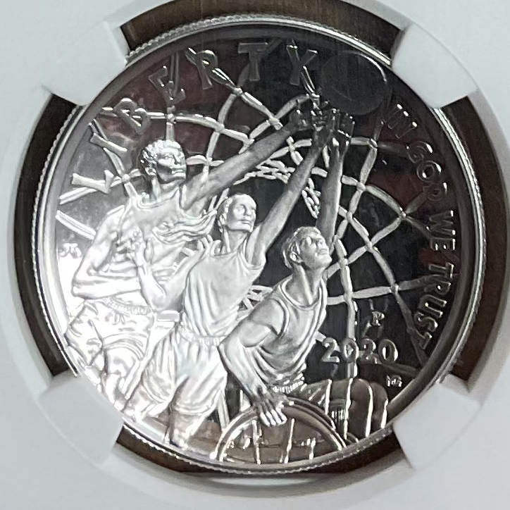 2020-P Basketball Hall of Fame S$1, NGC PF 70 Ultra Cameo, Store #GMC326