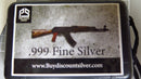 .999 Fine Silver, AK-47, 16.72 Gram Silver Replica, Great Christmas Present, Store
