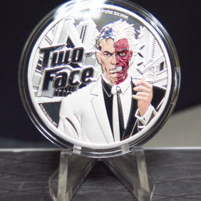 .999 Fine Silver, Two-Face Coin, 1 oz Silver, Great Christmas Present, Store