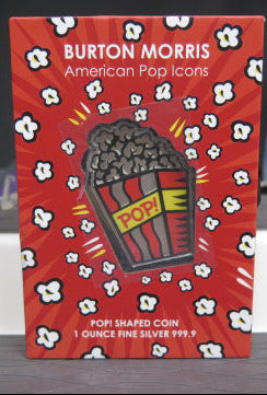 .999 Fine Silver, POP! Shaped Coin, 1 oz Silver Coin, Great Christmas Present, Store