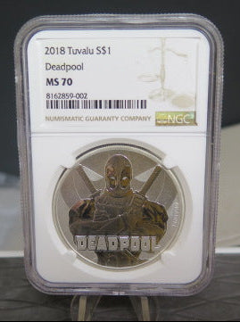 .999 Fine Silver, Deadpool Coin, 1 oz Silver Coin, Great Christmas Present, Store