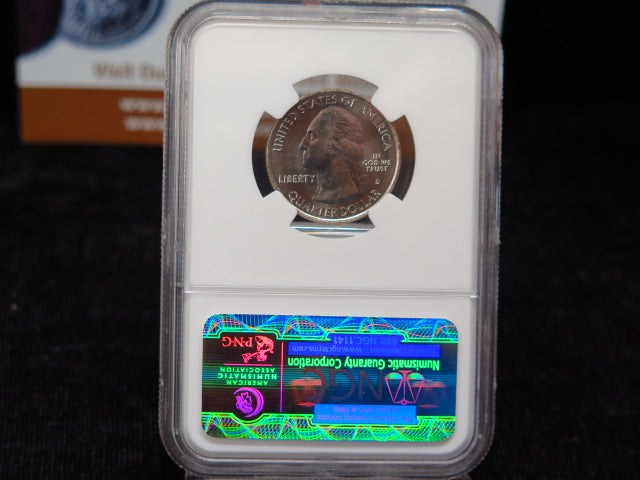 2010-D Hot Springs Quarter. MS66 NGC. Store # 12443
