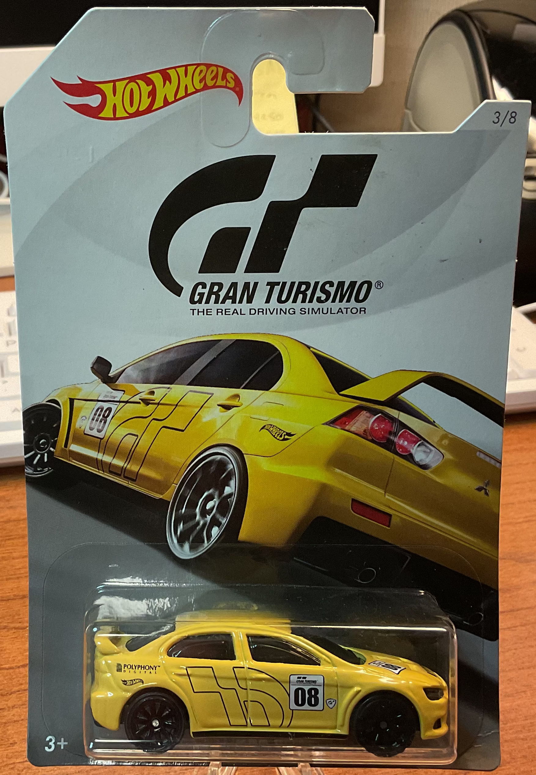 2008 Lancer Evolution Hot Wheels toy car, FKF29-0910, 'GRAN TURISMO', Store #TY003