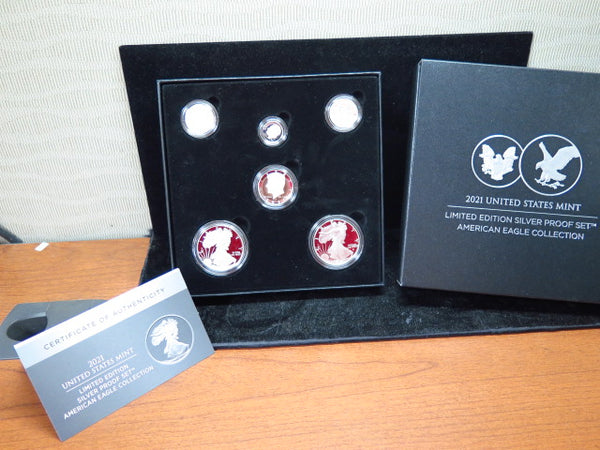 2021 US Mint Limited Edition Silver Proof Set, Original Government Package, Store #12478