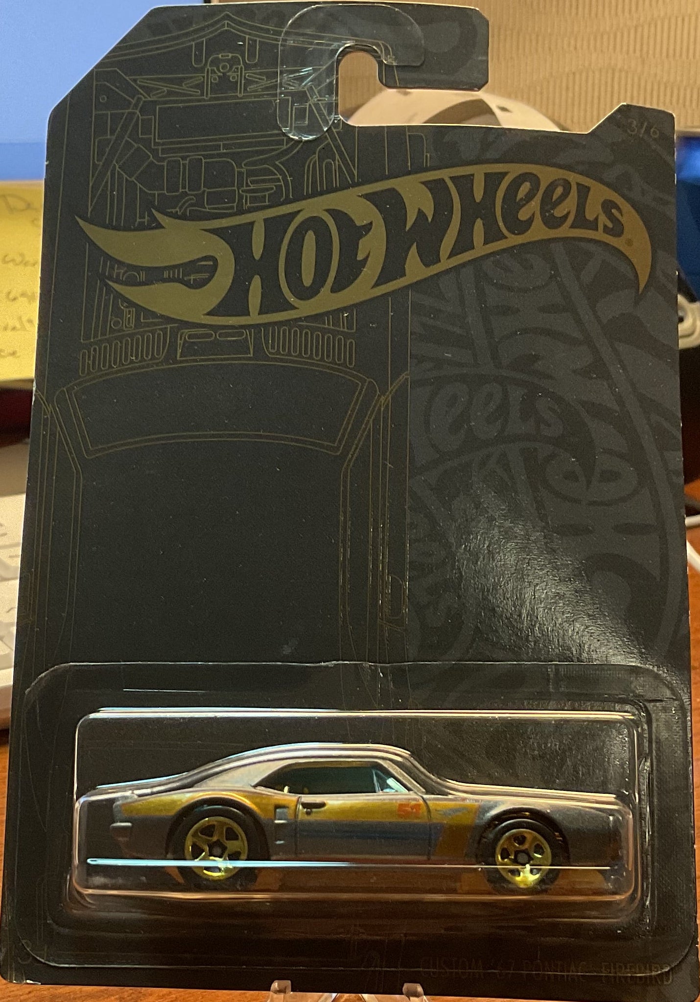 CUSTOM '67 PONTIAC FIREBIRD, Hot Wheels Toy Car, GHN96-K910 1L, Store #TY018