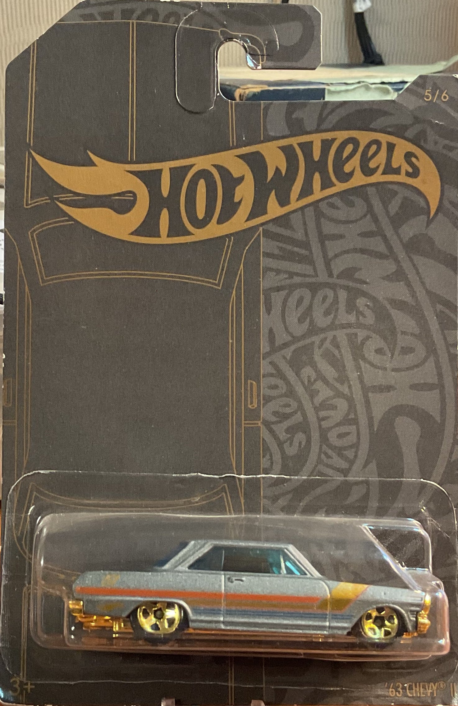63 CHEVY II, Hot Wheels Toy Car, GHN99-K910 1L, Store #TY022