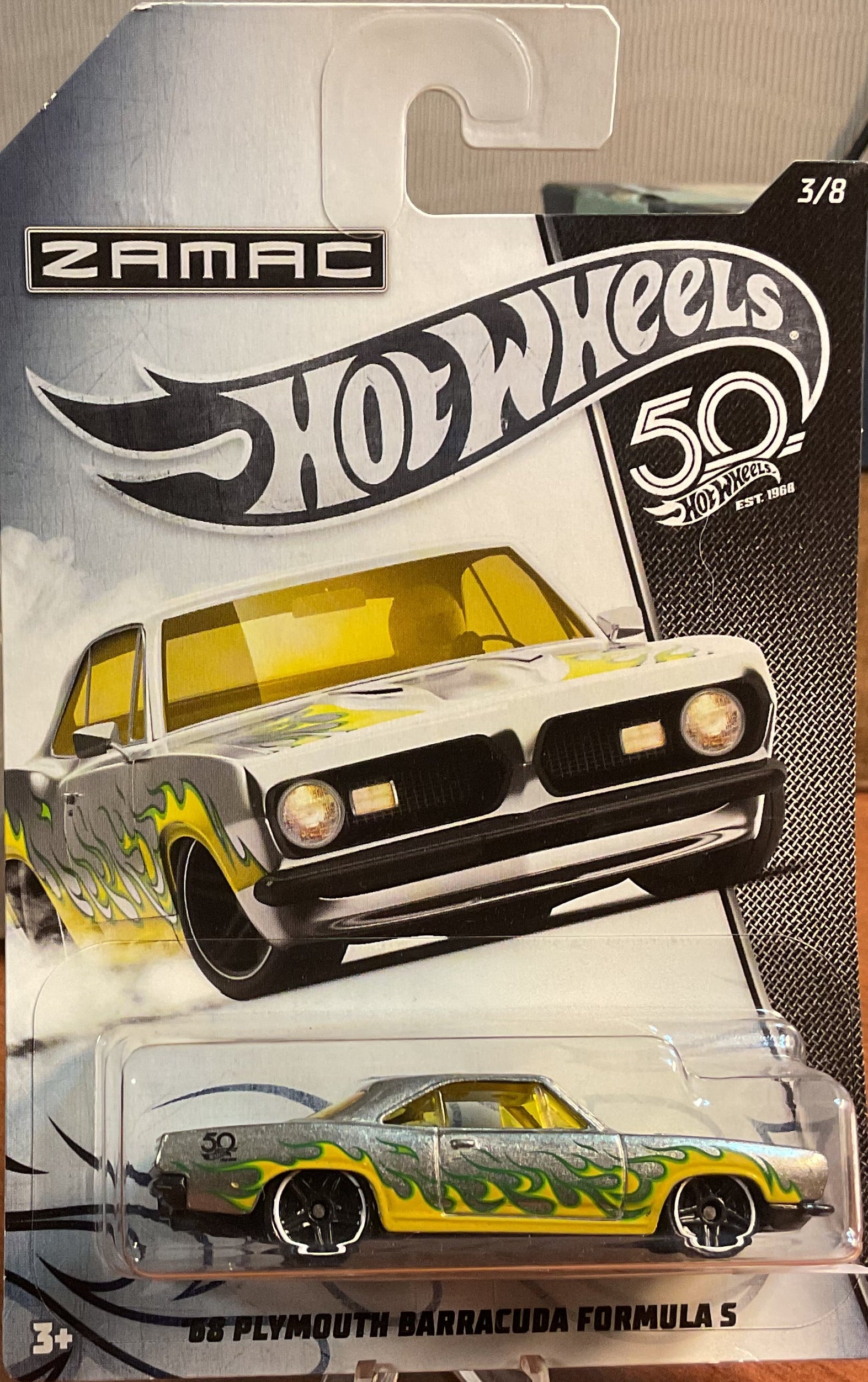 '68 PLYMOUTH BARRACUDA FORMULA S, Hot Wheels Toy Car, FRN26-0910, Store #TY036