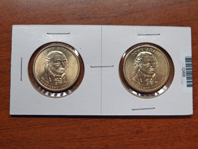 2007-P and D Adams Presidential $1 Coin Set. Store