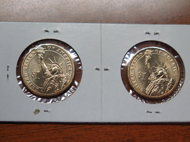2007-P and D Madison $1 Coin Set. Store #12501