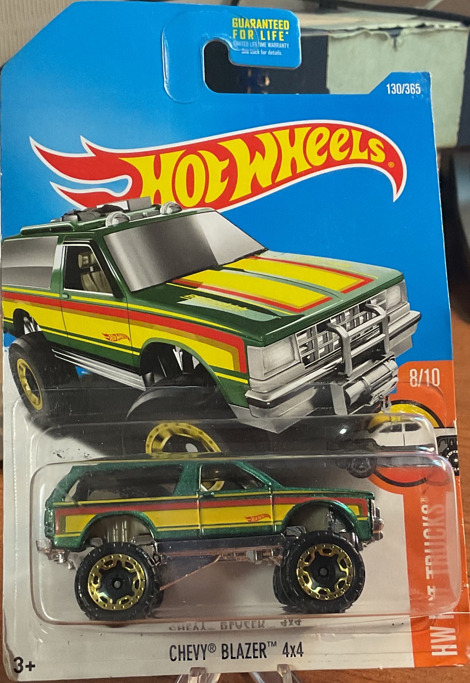 CHEVY BLAZER 4X4, HW HOT TRUCKS, Wheels Toy Car, DVB66-D9B0F, Store #TY050
