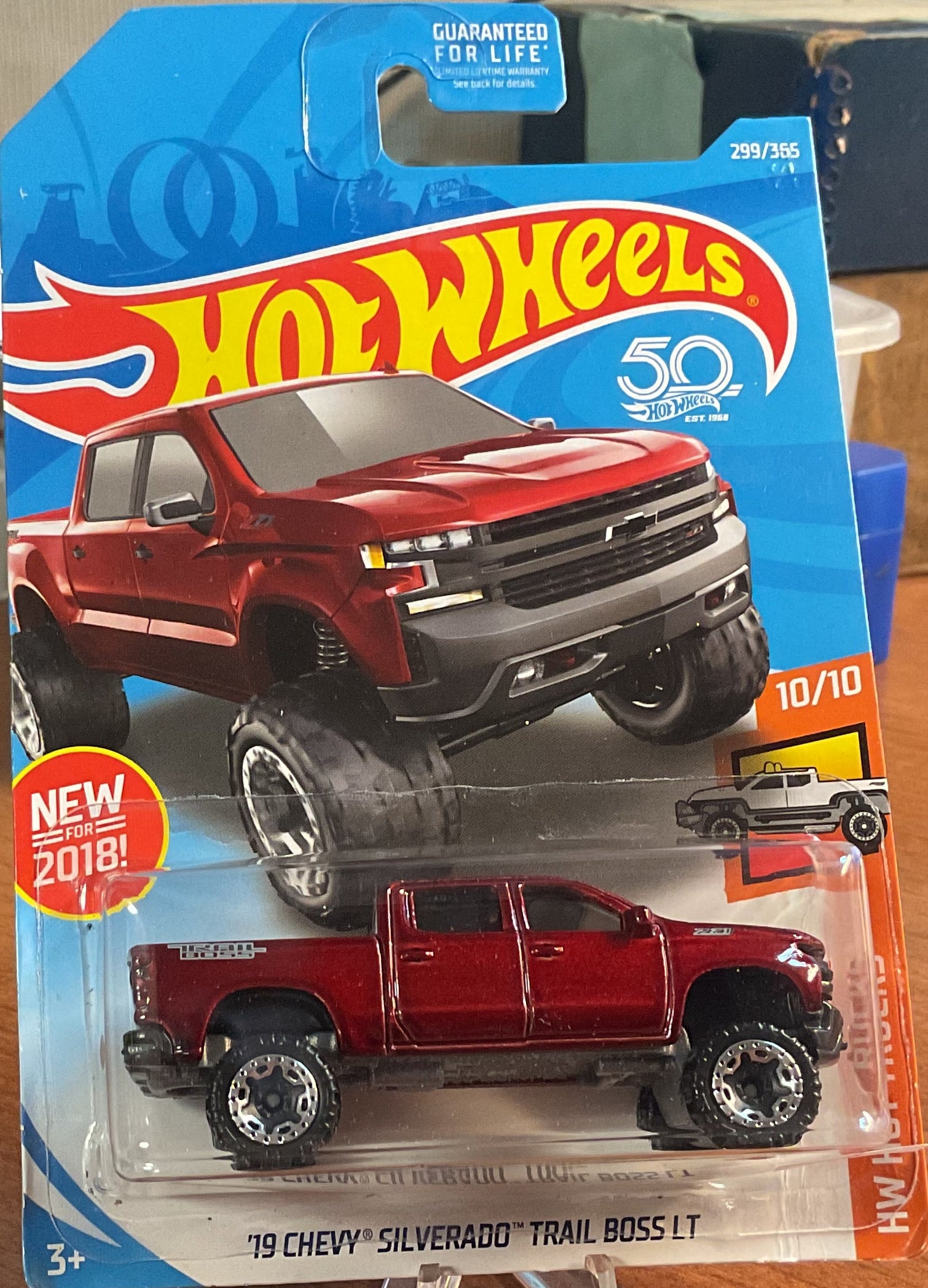 '19 CHEVY SIVERADO, HW HOT TRUCKS, Wheels Toy Car, FJV97-D9C0N, Store #TY049