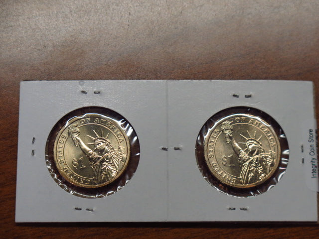 2007-P and D Adams $1 Coin Set. Store