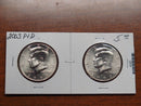 2003- P and D Kennedy Half Dollar Set. Store