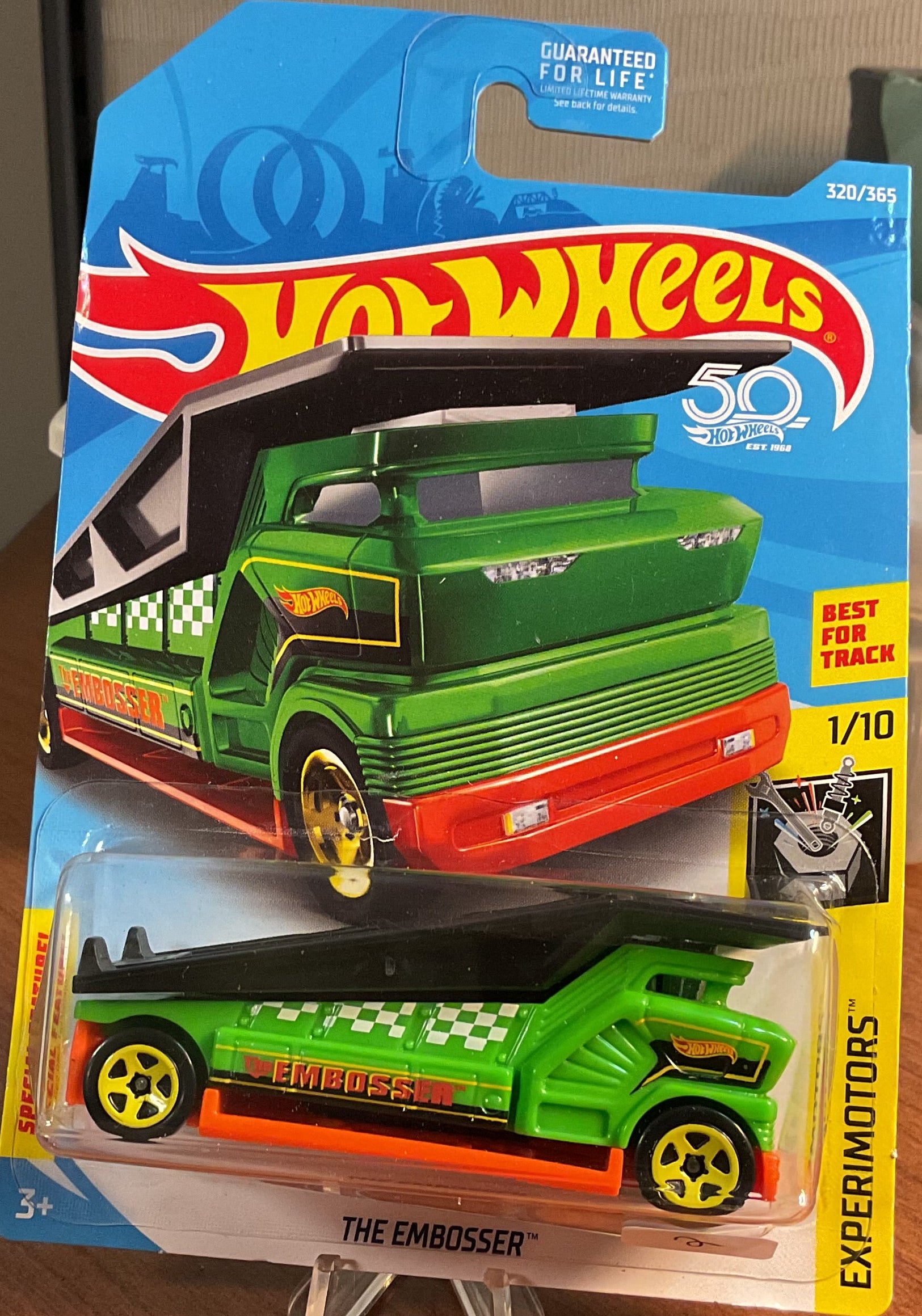 THE EMBOSSER, EXPERIMOTORS, Wheels Toy Car, FKB51-D9C0Q, Store #TY061