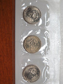 1979- P and D Susan B. Anthony Dollar Souvenir Set. Original Government Packaging. Store