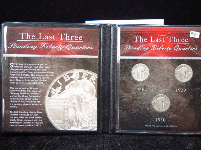 The Last 3 Standing Liberty Quarters Set.