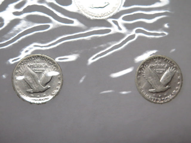 The Last 3 Standing Liberty Quarters Set. # 12527