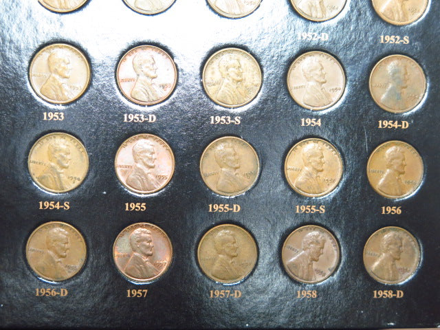 Lincoln Wheat Cent Collection, 1941-1958. Store