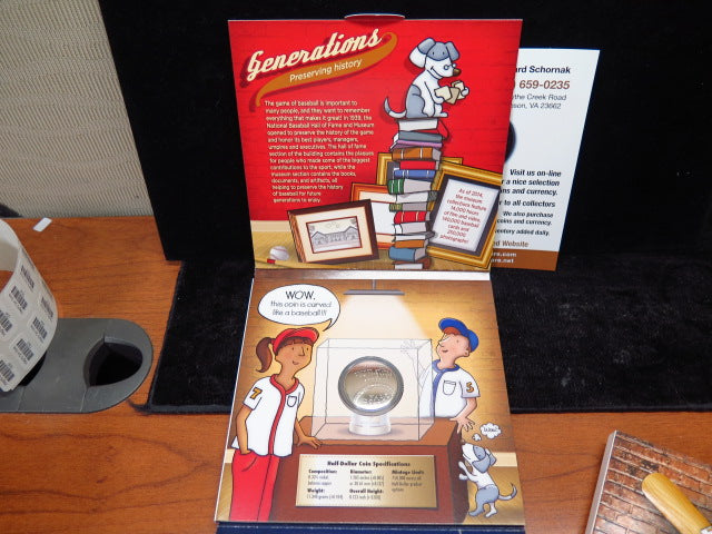 2014-S National Baseball Hall of Fame Young Collectors Set. Original Government Package. Store