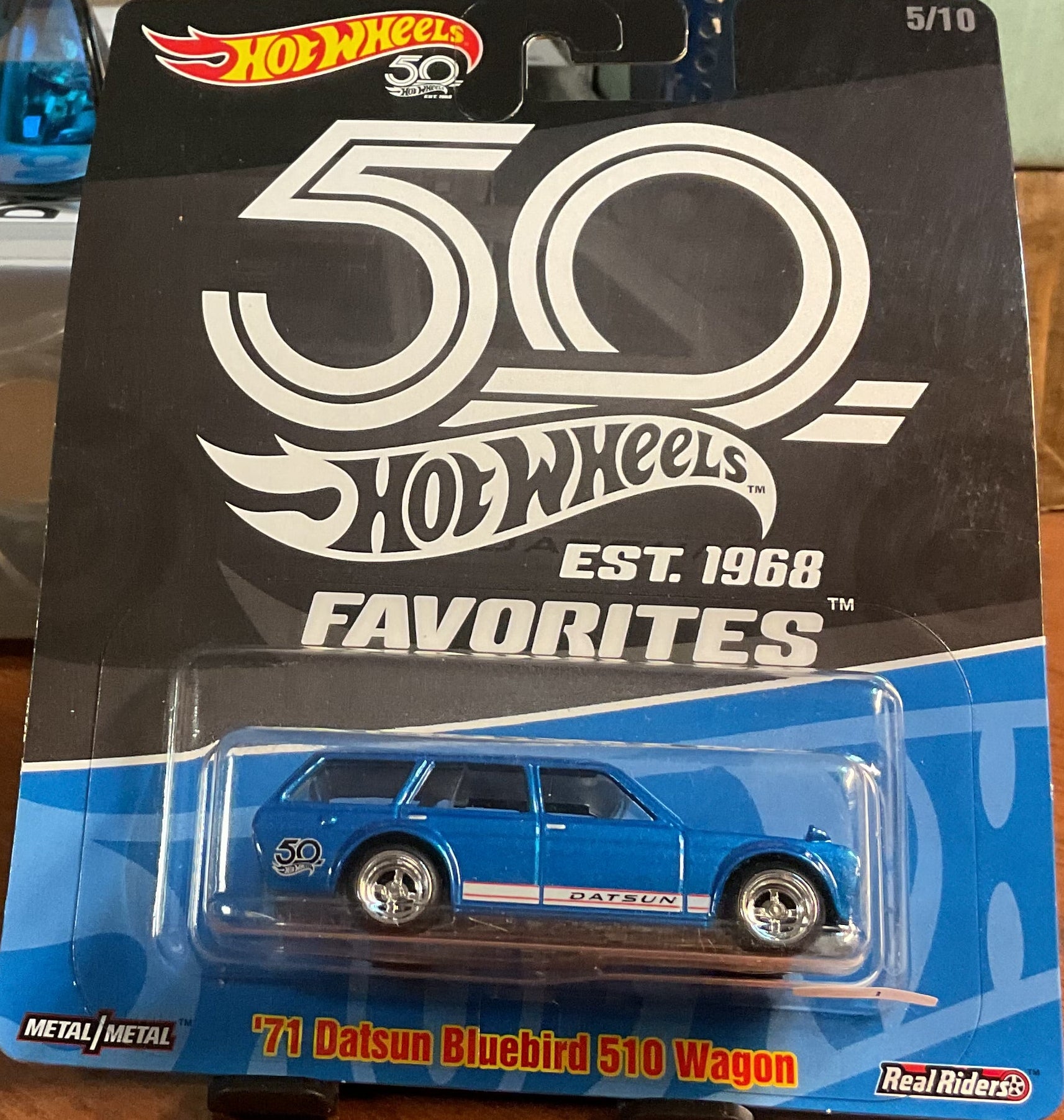 '71 DATSUN, 50TH ANNIVERSERY, Hot Wheels Toy Car, FLF36-4B10, Store #TY096