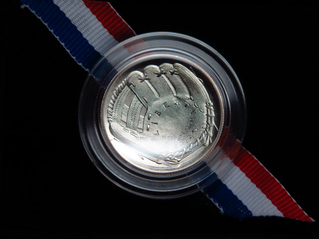 2014-D Baseball Hall of Fame Clad Half Dollar Commemorative, Original Government Package, Store #12552