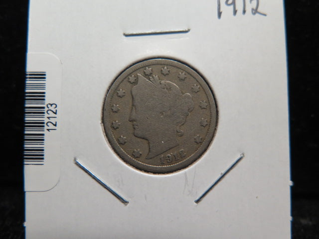 1912 Liberty Nickel, Affordable Circulated Coin. Store