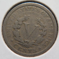 1912 Liberty Nickel, Affordable Circulated Coin. Store #NL244