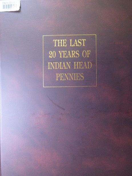 The Last 20 Years of Indian Head Pennies Set. # 12536