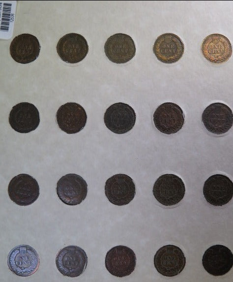 The Last 20 Years of Indian Head Pennies Set.