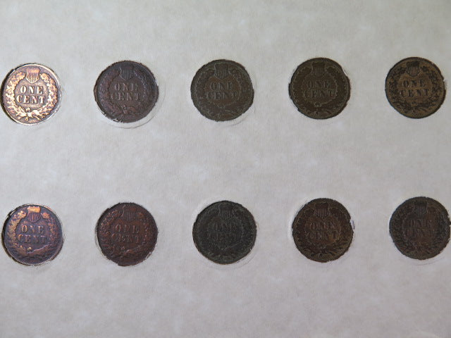The Last 20 Years of Indian Head Pennies Set.
