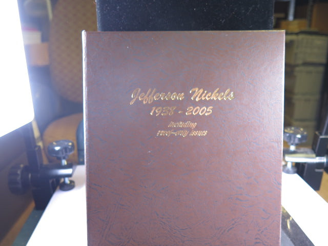 Dansco Album, Jefferson Nickels, Used.