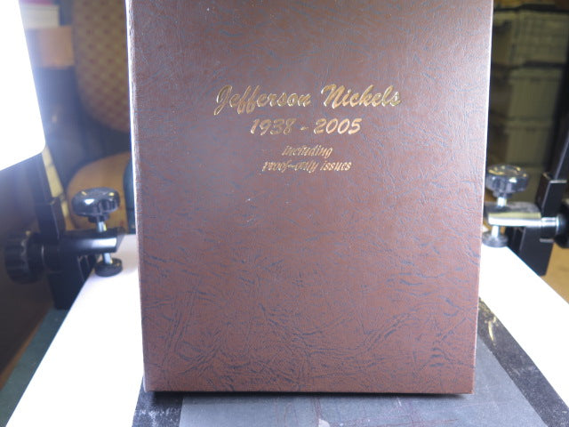 Dansco Album, Jefferson Nickels, Used.