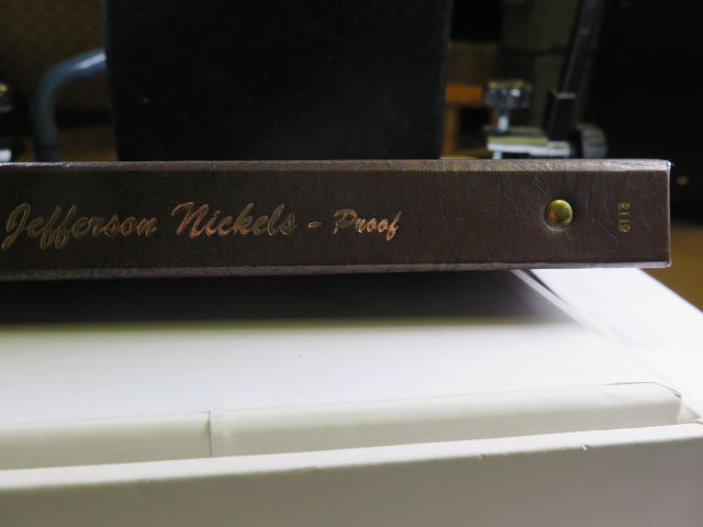 Dansco Album, Jefferson Nickels, Used.