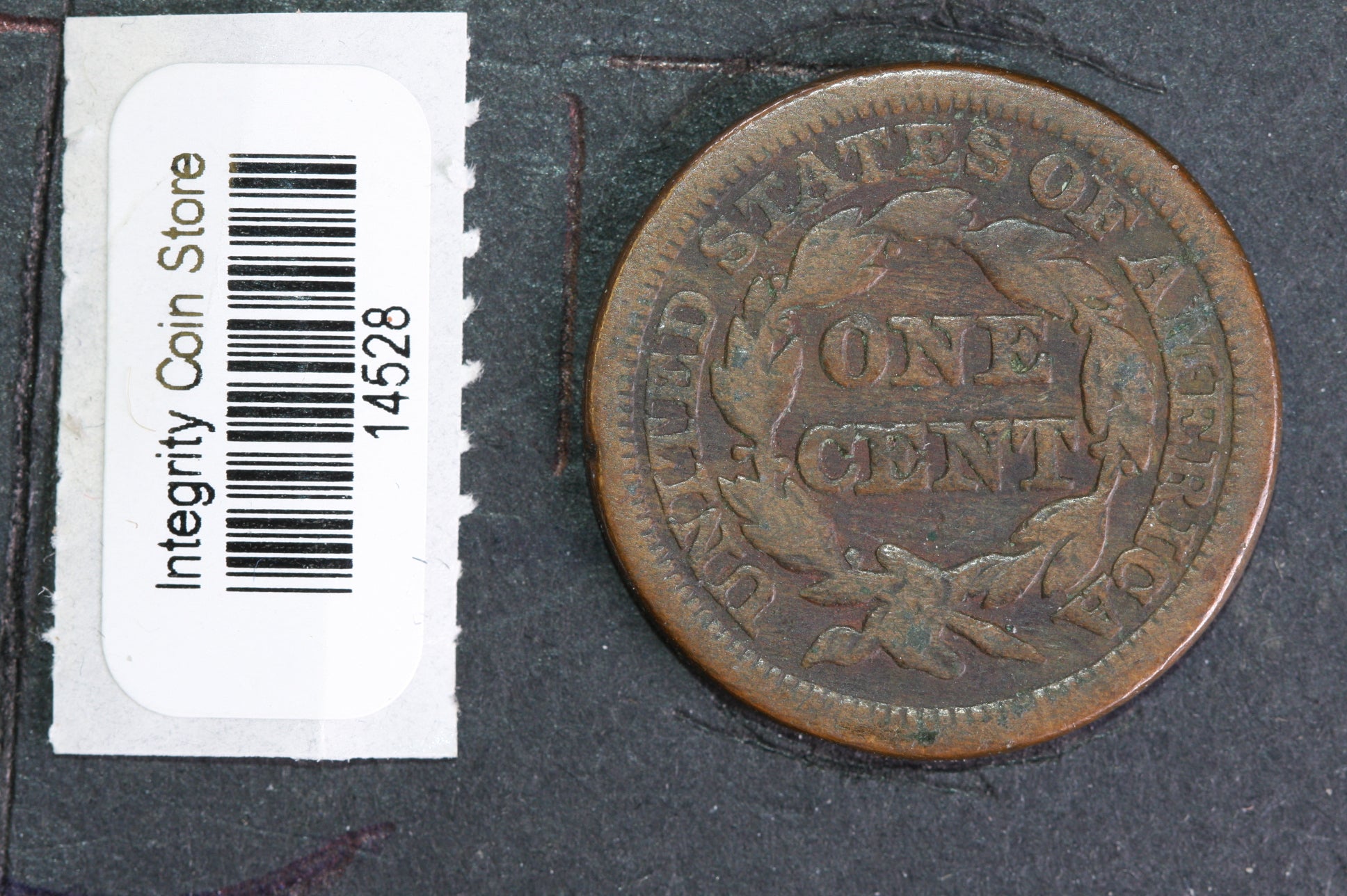 1846  Large Cent, Affordable Circulated Coin, Store Sale #14528